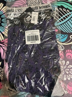 torrid Purple & Black Haunted Mansion Print Hipster Panty - Size 3